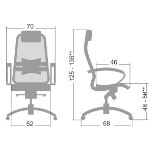  Кресло SAMURAI S-1.02